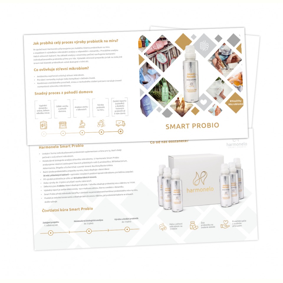CZ Leták 10 ks: Harmonelo SMART PROBIO (česky)